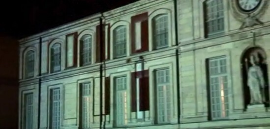 projection geante