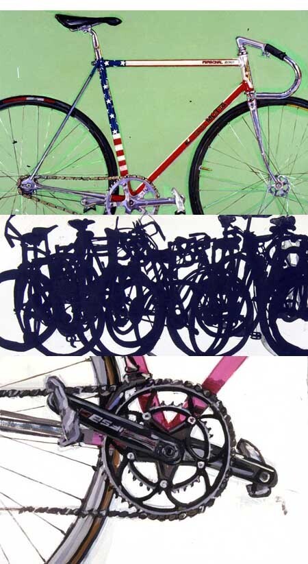 bicycle paintings