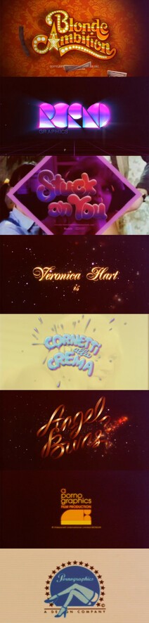 vintage porn logos, by porno graphics