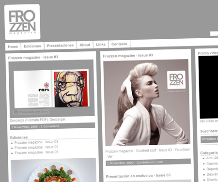 frozzen magazine