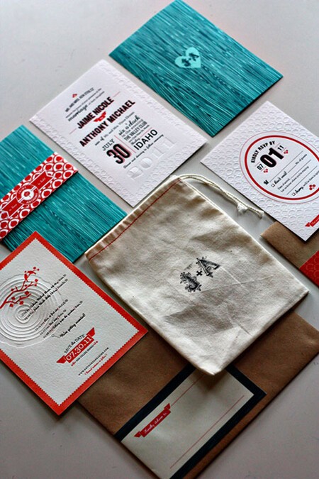 kate holgate, jamie and anthony wedding invitations
