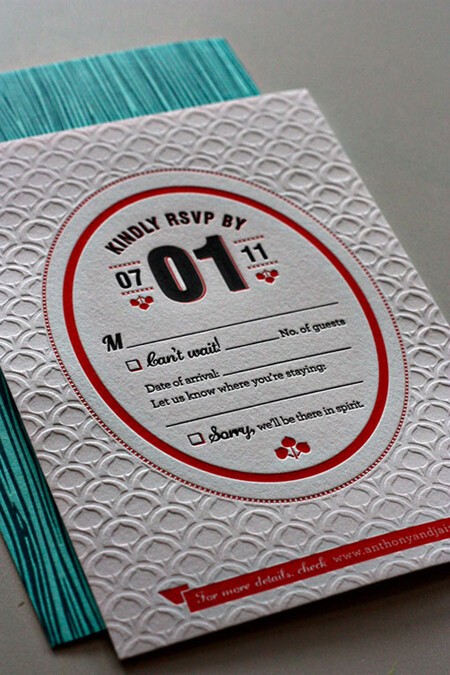 kate holgate, jamie and anthony wedding invitations