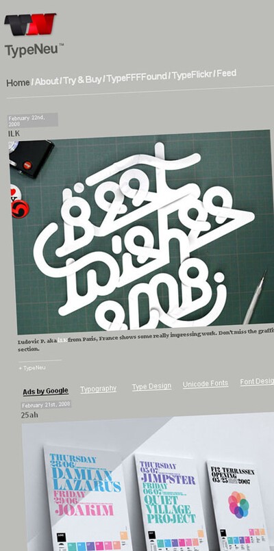 type neu