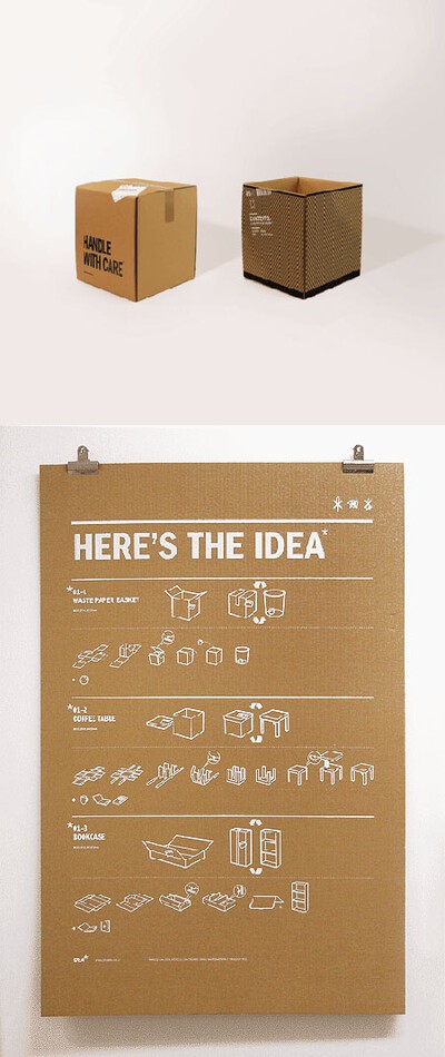 sustainable cardboard projects