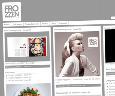 frozzen magazine