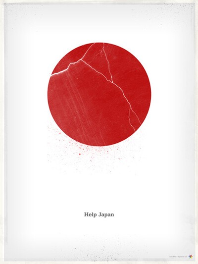 art to support japan
